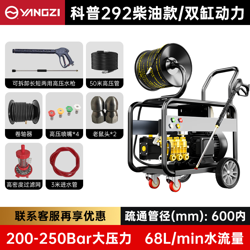 科普292柴油款双缸动力