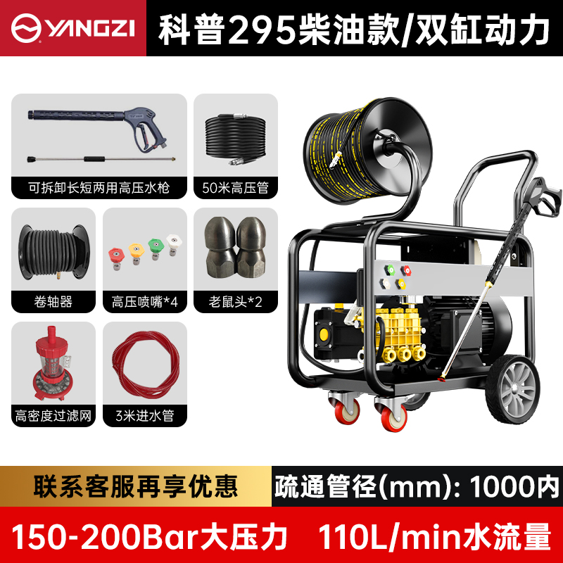 科普295柴油款双缸动力
